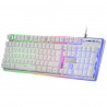 Teclado Mars Gaming MK220WES RGB Blanco