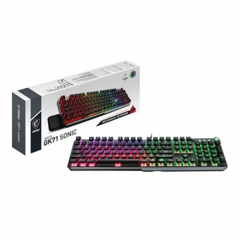 Teclado Gaming MSI VIGOR GK71 SONIC RED FR AZERTY Francés