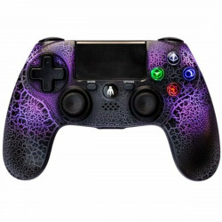 Mando Gaming Inalámbrico Indeca RGB T-REX Morado PlayStation 4