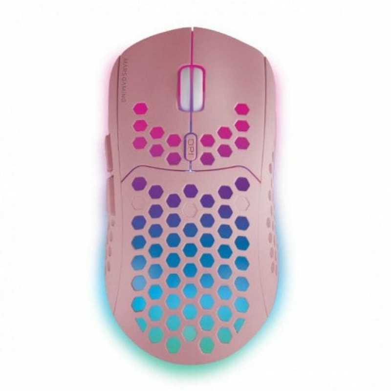 Ratón Gaming Mars Gaming Rosa 3200 DPI