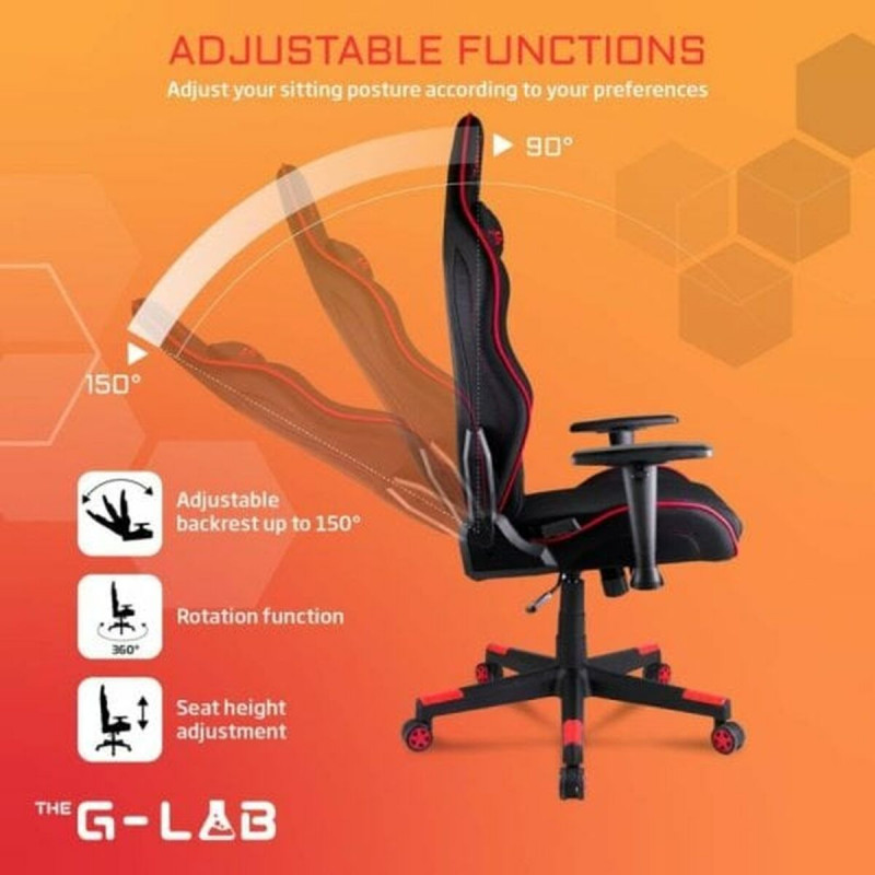 Silla Gaming The G-Lab Oxygen Azul