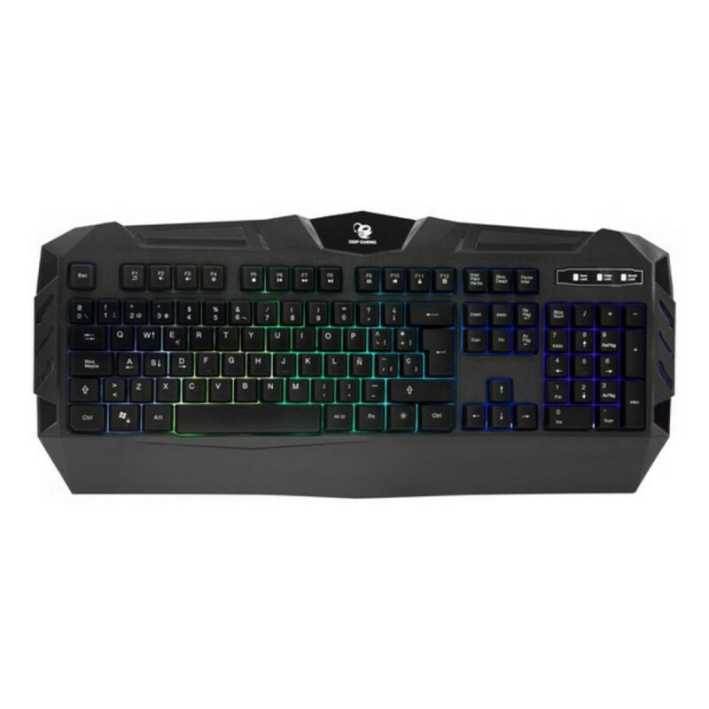 Teclado Gaming CoolBox DeepColorKey Negro QWERTY