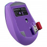 Ratón Bluetooth Inalámbrico Defender MISTERIO MM-301 Púrpura