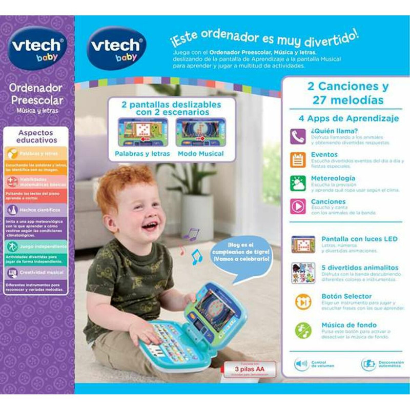 Ordenador de juguete Vtech ES 28 x 23,3 x 5 cm