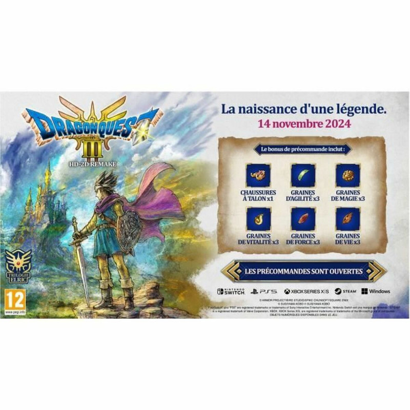 Videojuego para Switch Square Enix Dragon Quest III Hd-2d Remake
