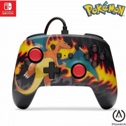 Mando Gaming Powera Charizad Firestorm Amarillo Nintendo Switch
