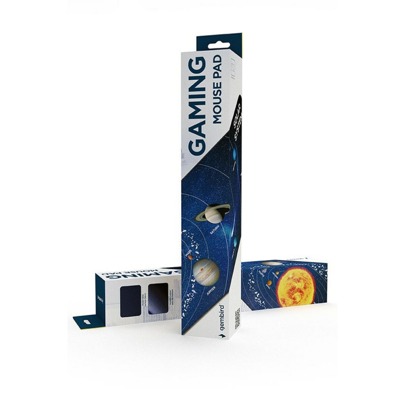 Alfombrilla de Ratón GEMBIRD MP-SOLARSYSTEM-XL-01 Negro