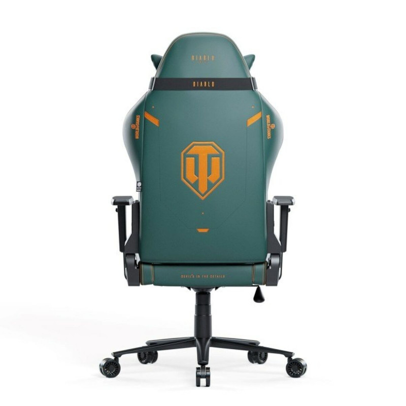 Silla Gaming Diablo Chairs Diablo X-One 2.0 World of Tanks Azul Verde