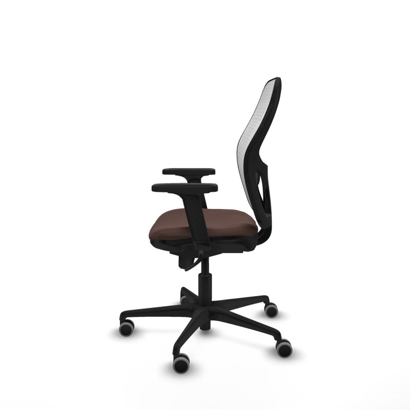 Silla Gaming Piqueras y Crespo 2D036G0 Blanco Marrón oscuro