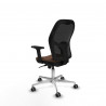 Silla Gaming Piqueras y Crespo 2D086G0 Negro Marrón oscuro