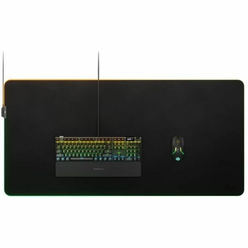 Alfombrilla Gaming SteelSeries Prism Cloth 3XL 59 x 122 x 0,4 cm Negro