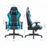 Silla Gaming Tempest Glare Azul