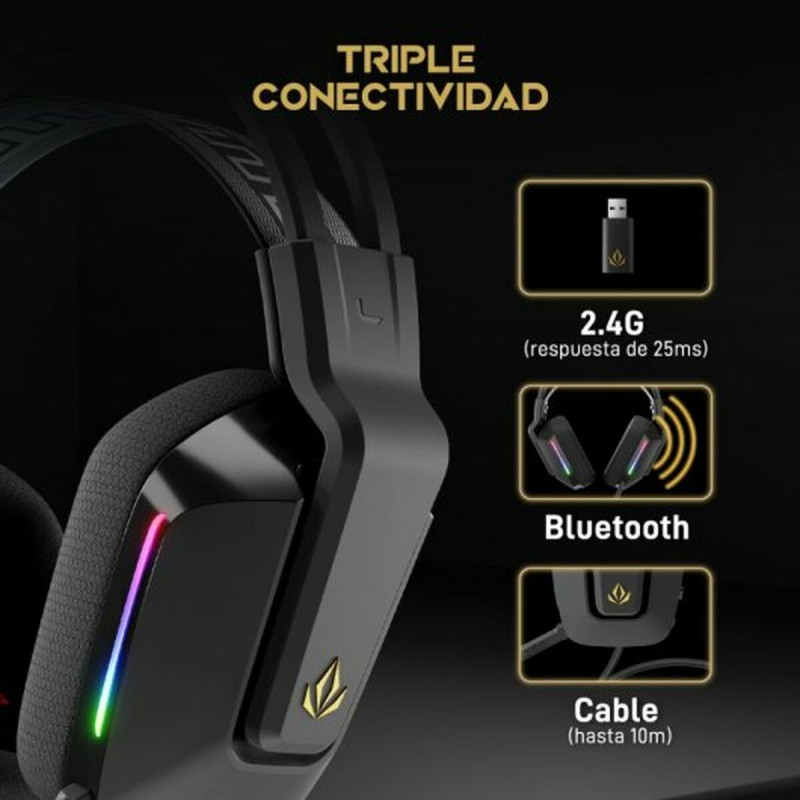 Auriculares Bluetooth con Micrófono Forgeon Captain RGB