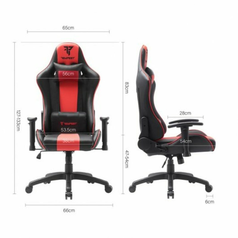 Silla Gaming Tempest Vanquish Rojo