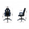 Silla Gaming Huzaro FORCE 2.5 Azul Negro