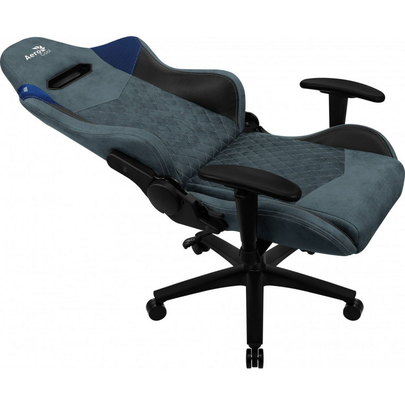 Silla Gaming Aerocool DUKE AeroSuede 180º Azul Negro/Azul