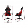 Silla Gaming Huzaro Hz-Force 6.2 Red Mesh Rojo