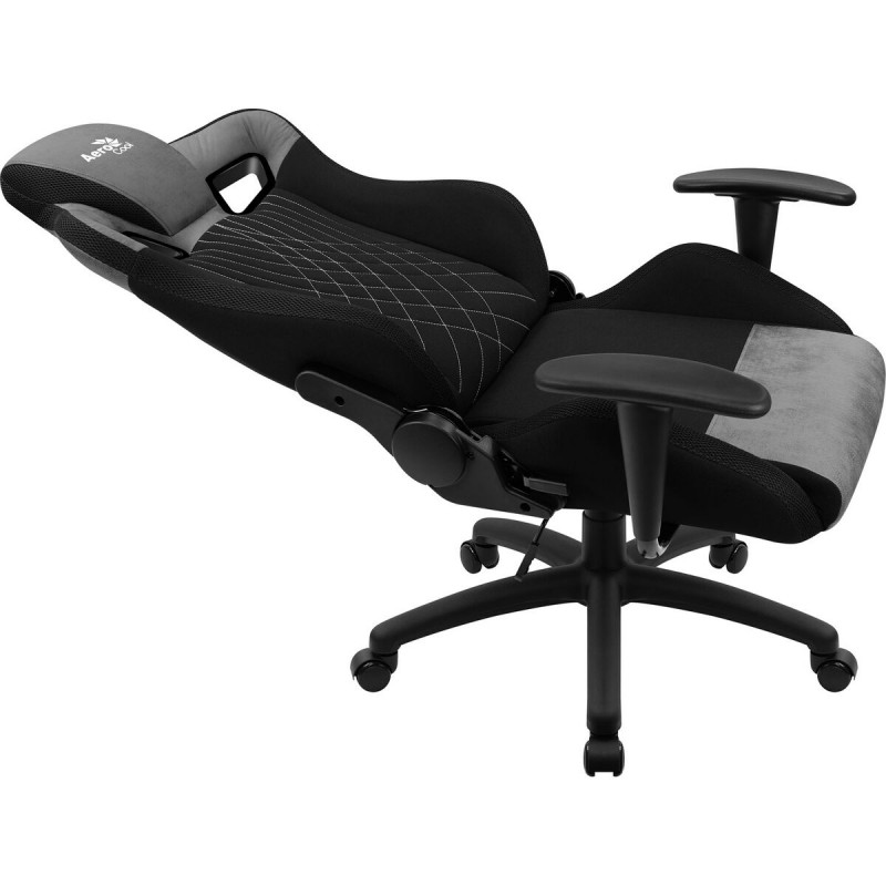 Silla Gaming Aerocool EARL AeroSuede 180º Negro Gris