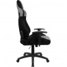 Silla Gaming Aerocool EARL AeroSuede 180º Negro Gris