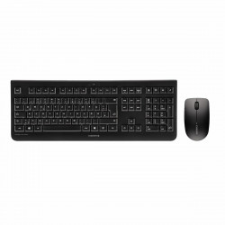 Teclado y Ratón Inalámbrico Cherry JD-0710ES-2 Negro Qwerty Español QWERTY