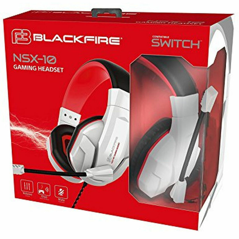 Auriculares con Micrófono Blackfire NSX-10 Blanco